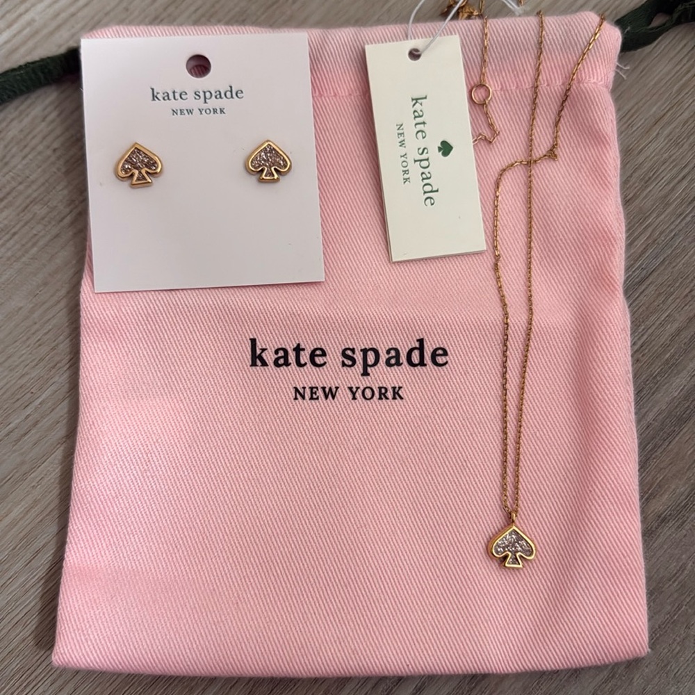 NEW Kate Spade Necklace & Earrings